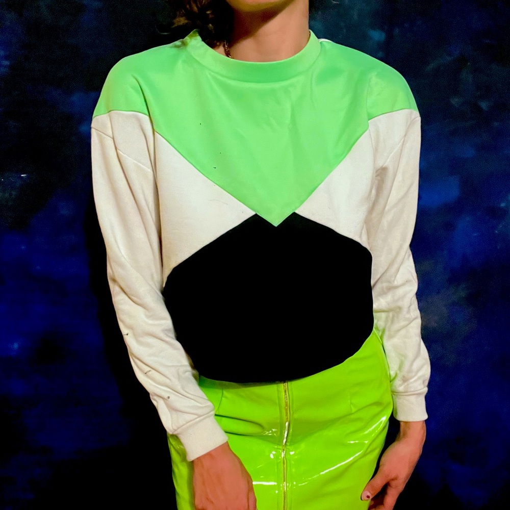 80s style sweater